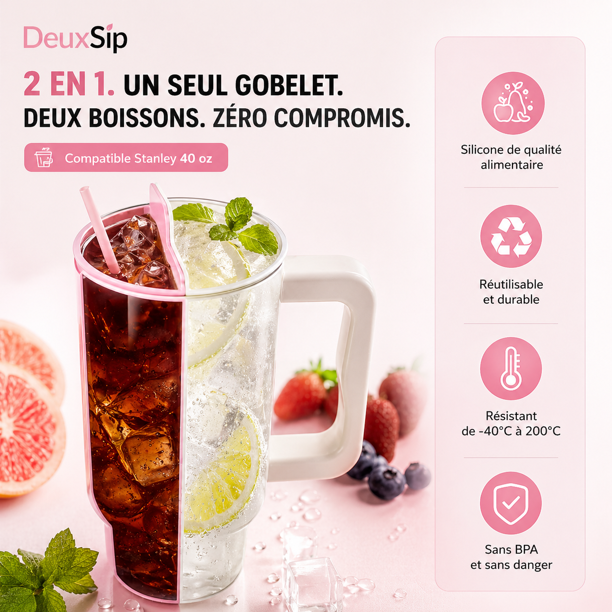DeuxSip Diviseur de Boisson